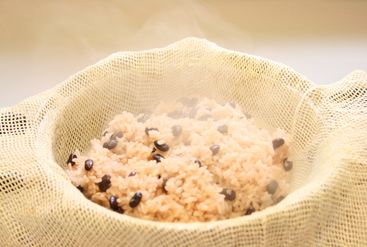 蒸し布 大 3〜5升用 88×88cm （ 綿100％ 蒸し器 せいろ 蒸篭 蒸籠