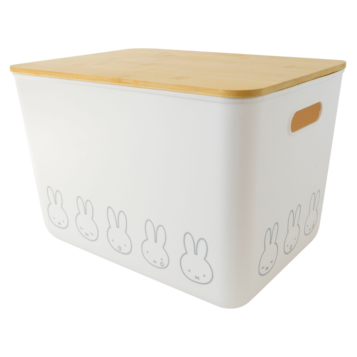 オカトー 収納ボックス miffy バンブー ふた付き収納ケース LL 幅36