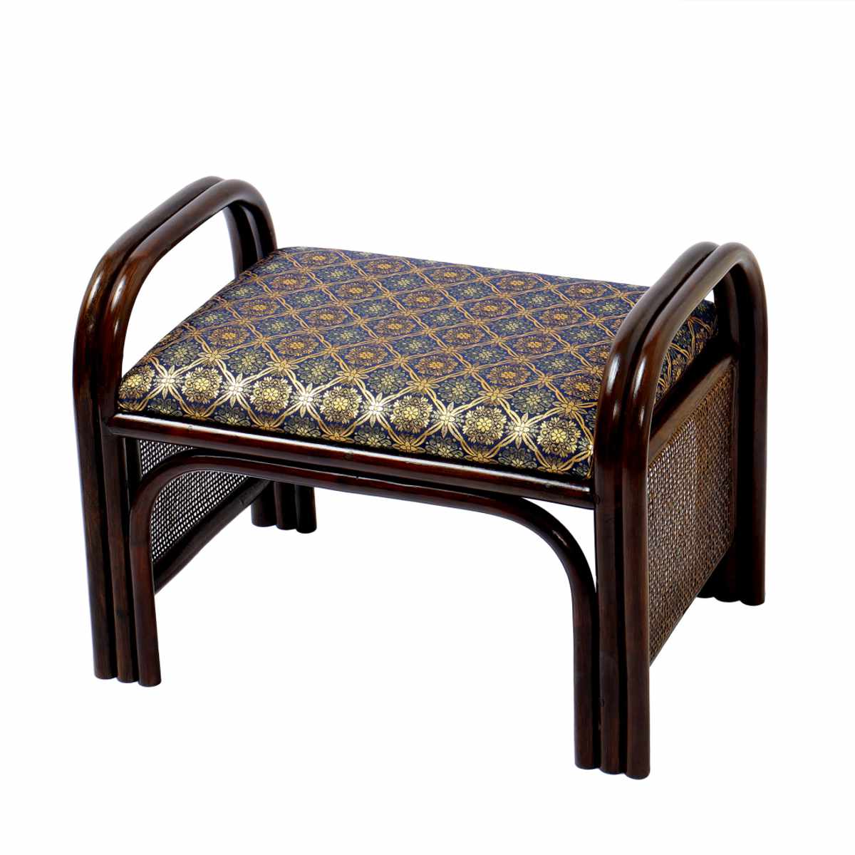 今枝商店 ラタンチェア 金襴座椅子 幅49cm 仏壇用 籐 ご仏前金襴座椅子