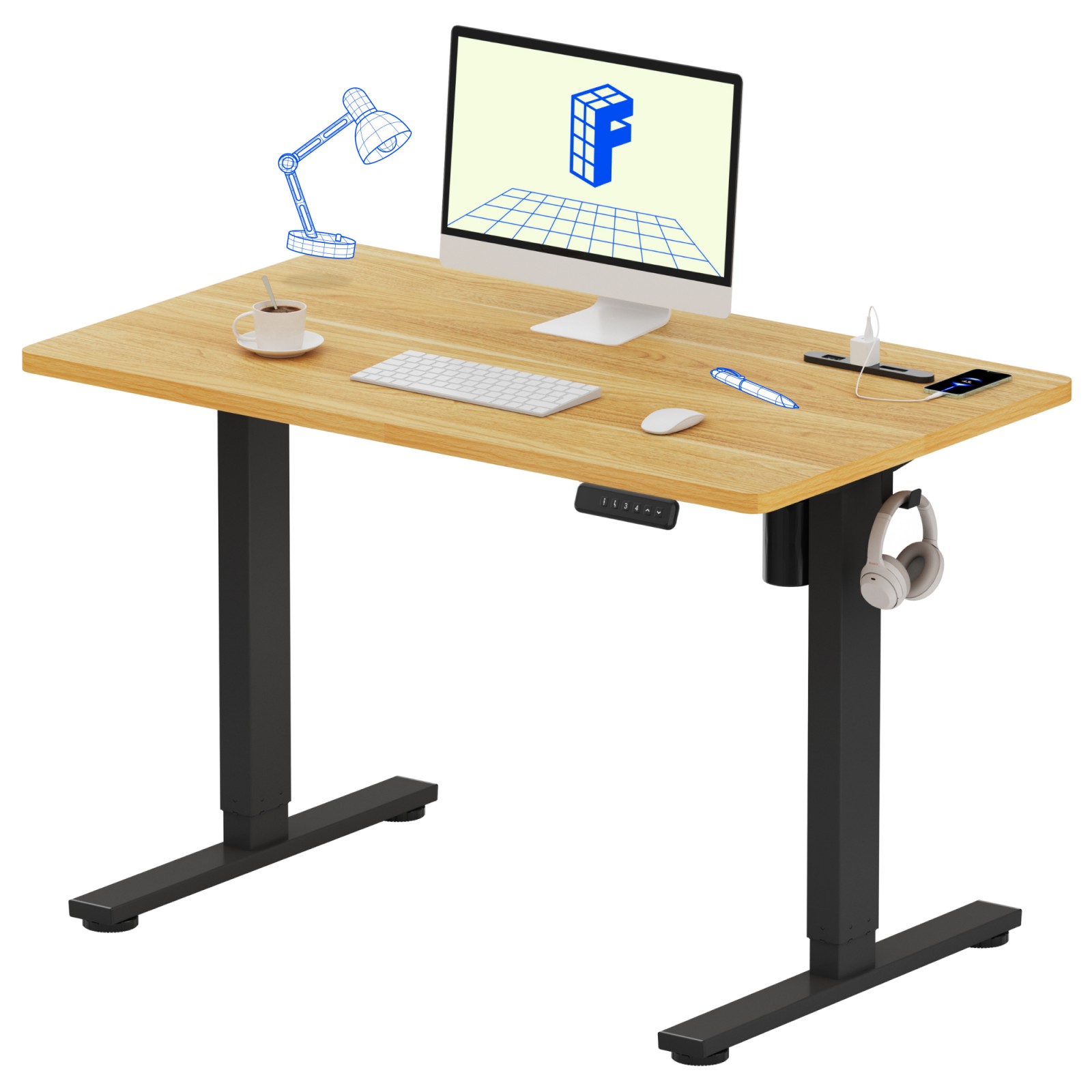 FlexiSpot 昇降式デスク 昇降デスク 電動 Flexispot EF1 Pro デスク