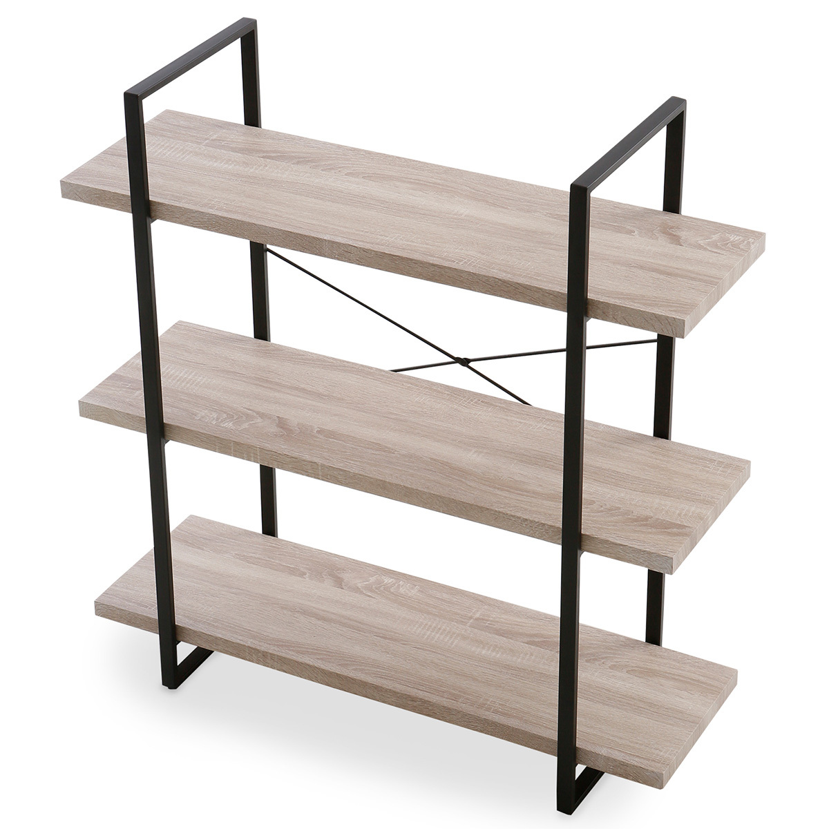 LOWYA（ロウヤ） オープンシェルフ オープンラック 幅100 3段 スチール