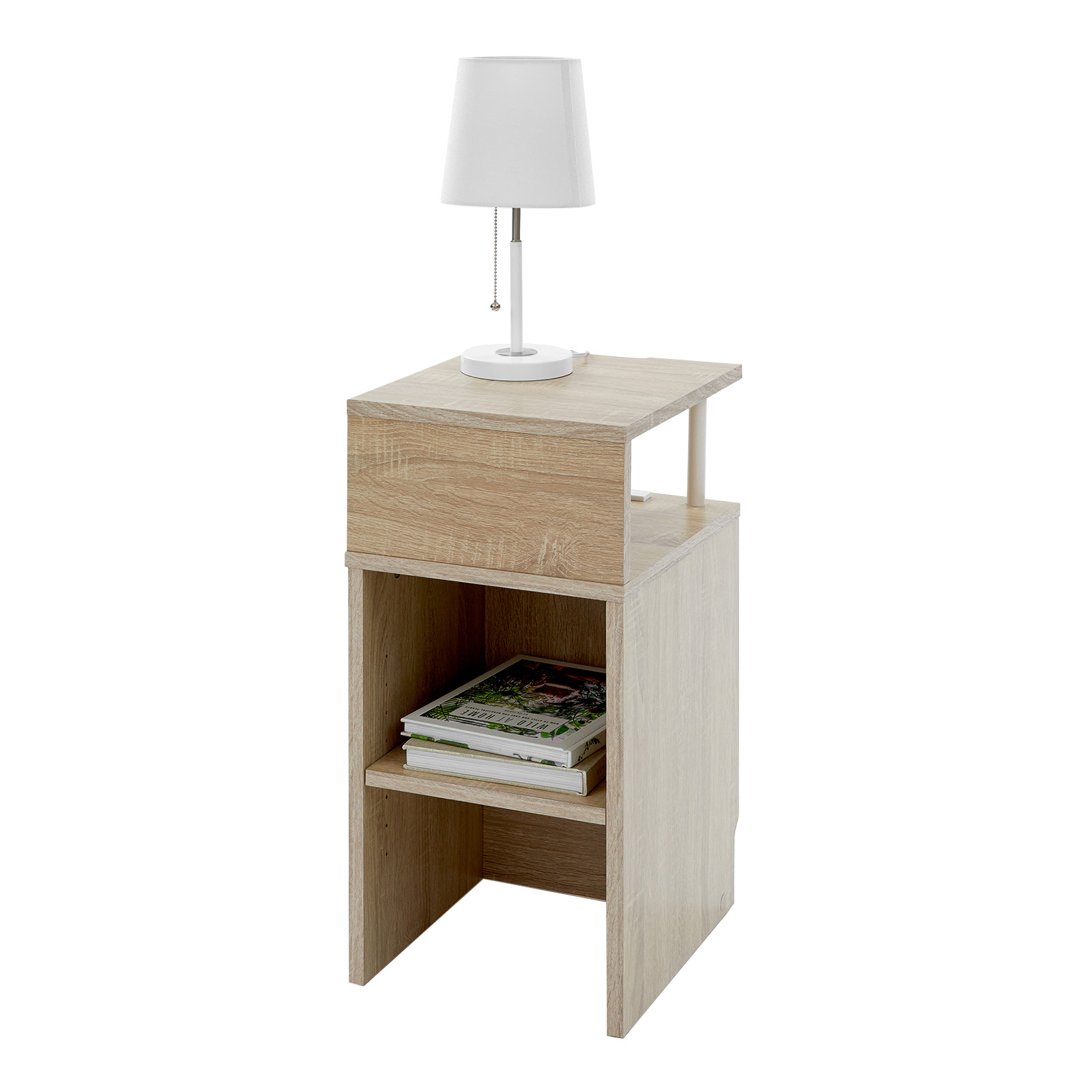 LOWYA（ロウヤ） サイドテーブル テーブル 収納棚 棚 収納 本棚 ベッド