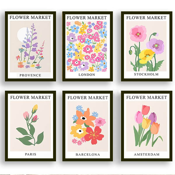 単品 33×43cm アートパネル 枠付き フレーム絵画 アネモネ