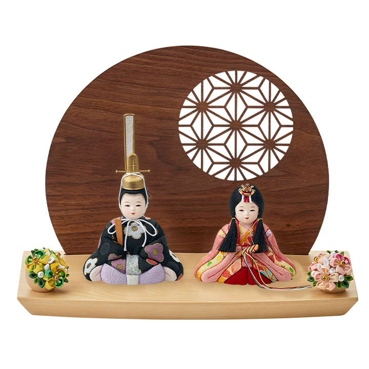 日本製 雛人形 ひな人形 コンパクト お雛様 ひな祭り 雛祭り 雛まつり