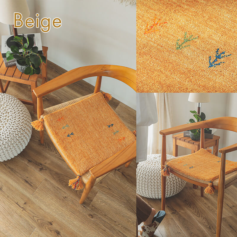 グラムスタイル ギャベ ギャッベ 座布団 チェアパッド 40cm クッション