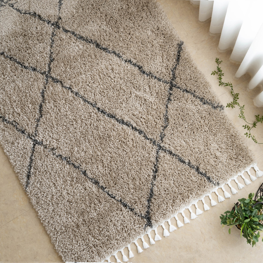 サヤンサヤン ラグ 3畳 ベニワレン 風 ウィルトン織 モロッカン 200