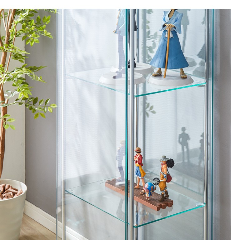 ガラスコレクションケース フィギュアケース 3段 4面ガラス 幅42.5cm