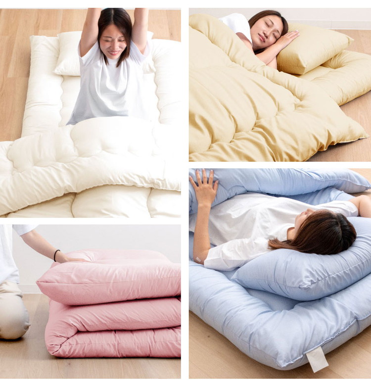 リコメン堂 固綿入り 洗える 敷布団 セミダブルロング 日本製 国産