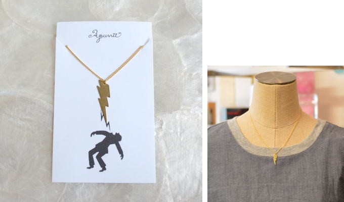 aquvii（アクビ） Thunder Necklace 雷/カミナリモチーフのネックレス