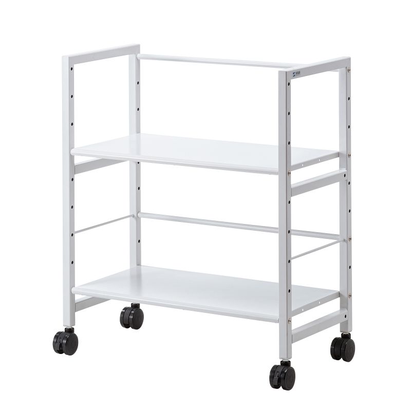 SANWA SUPPLY（サンワサプライ） 高耐荷重ワゴン 2段 キャスター付 耐