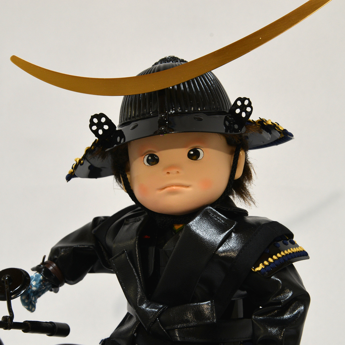 五月人形 壱三 わんぱくライダー 伊達政宗 バイク 子供大将 大将飾り 5