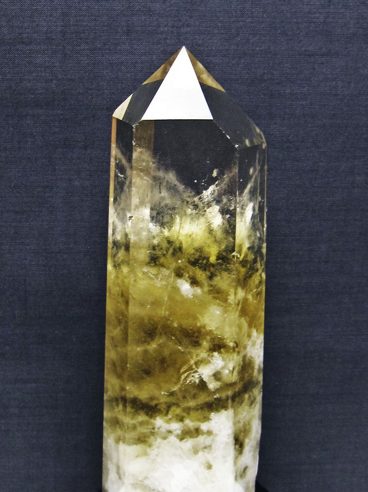 シトリン水晶 六角柱 [t719-4963]