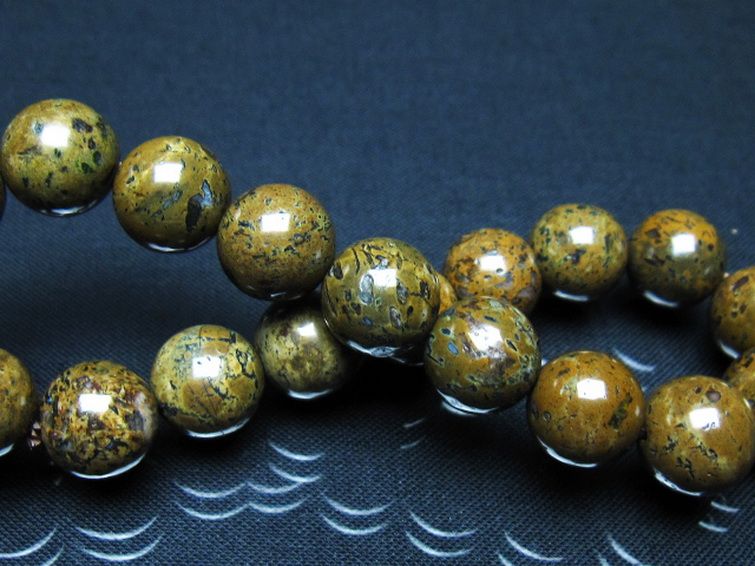 コンドライト「サハラNWA869隕石」 ブレスレット 11mm [t352-1784]