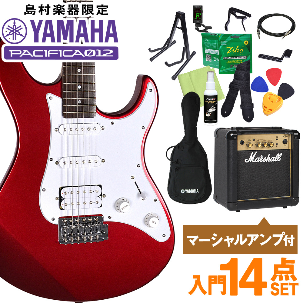 YAMAHA（ヤマハ） 決算セール 2/28まで PACIFICA012 初心者14点セット