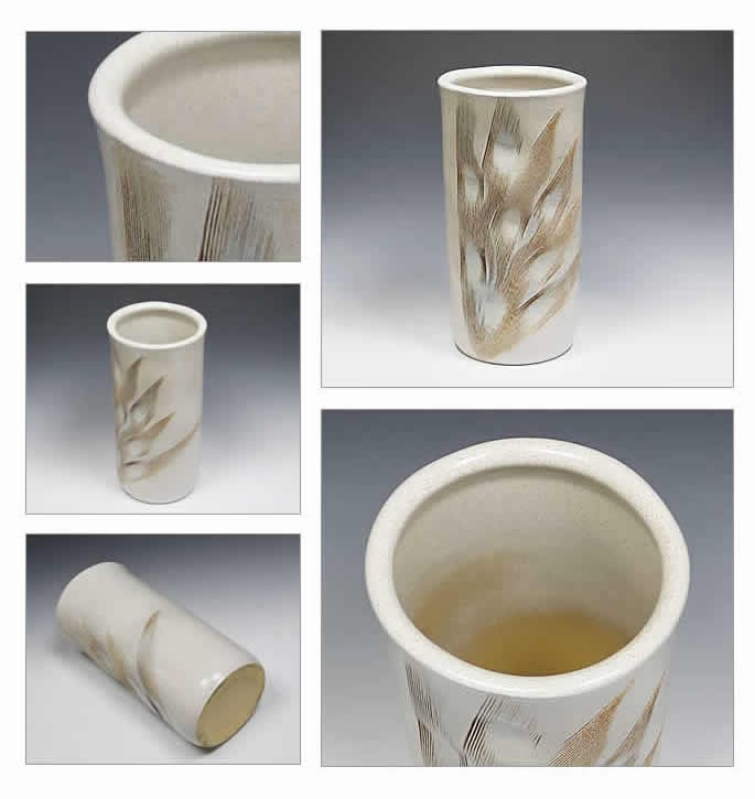 傘立て 陶器 おしゃれ 信楽焼 かさたて 和風 傘入れ モダン 白 玄関