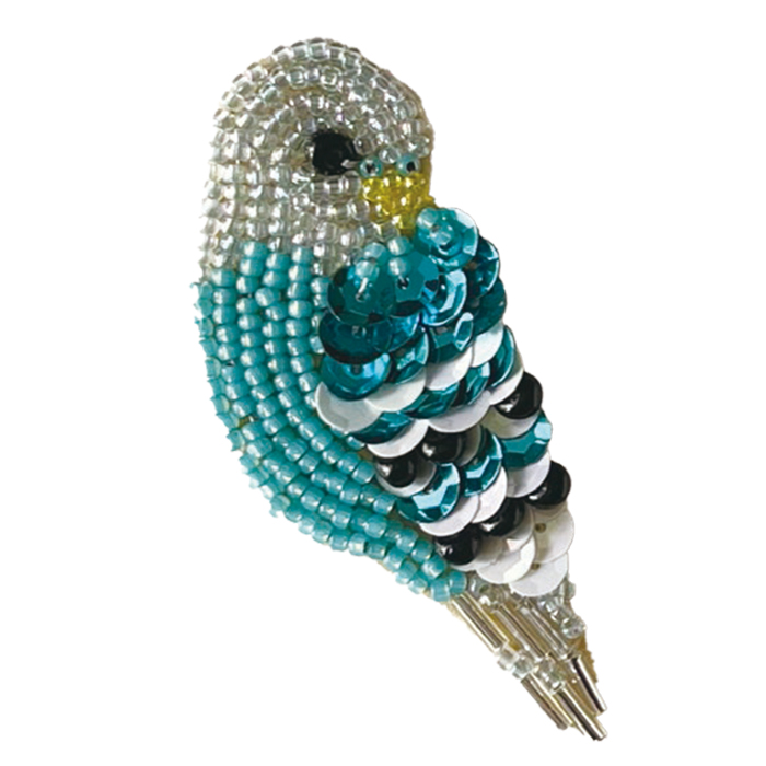 トーホー TOHO ビーズ刺繍で作る ブローチキット TORI 鳥 | ビーズ刺繍