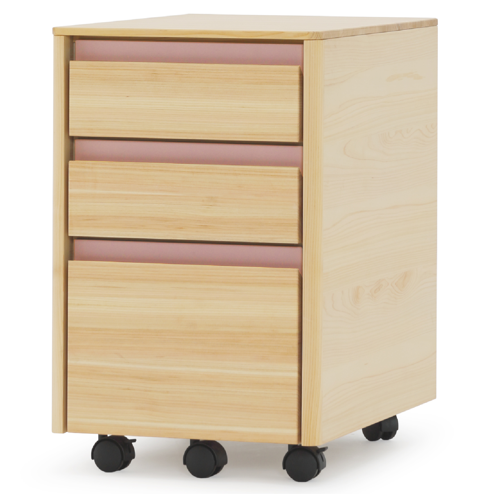 シギヤマ家具工業 ワゴン 学習机 デスクワゴン キャスター付き