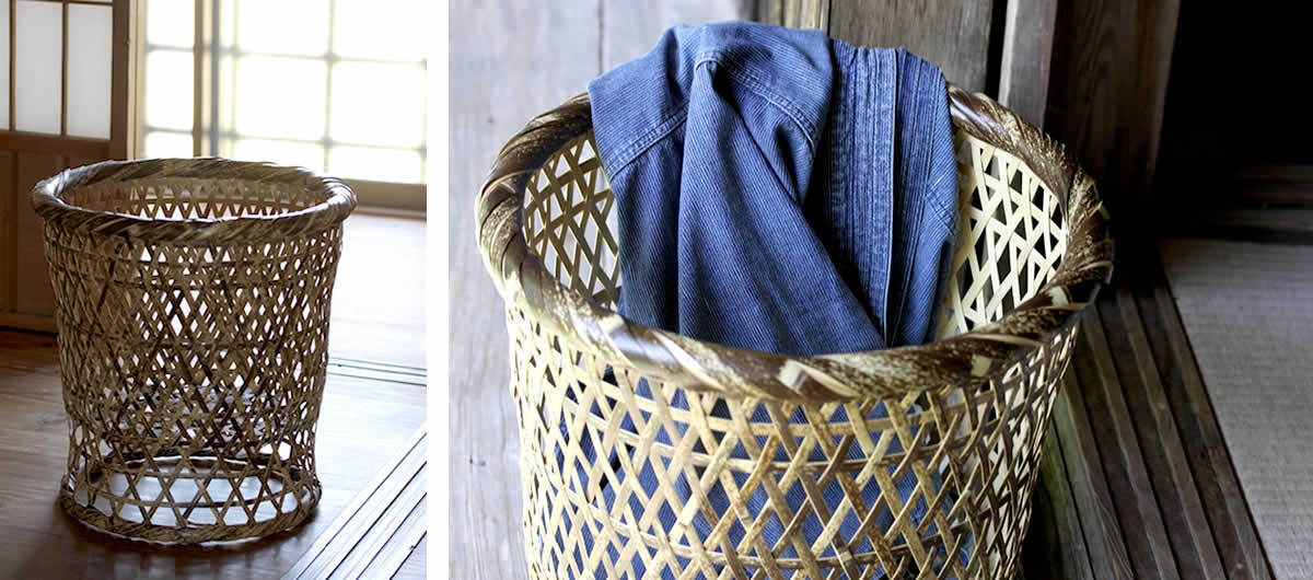 虎竹ランドリーバスケット : 虎斑竹専門店 竹虎 - 通販 - Yahoo