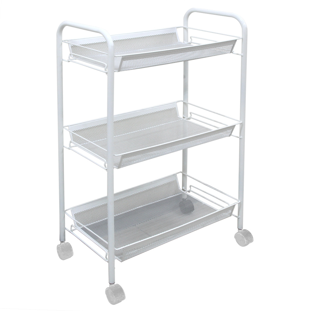 WEIMALL（ウェイモール） キッチンワゴン キャスター付き メッシュ