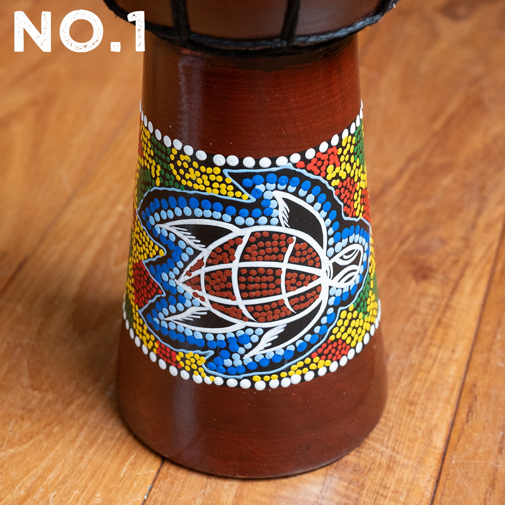 送料無料 ジャンベ アフリカ太鼓 バリ島楽器 民族楽器 〔高さ：約40cm