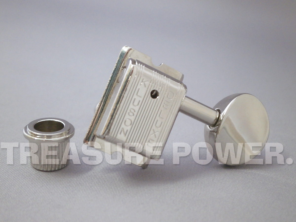 Kluson Deluxe 3連 ギターペグ 2列刻印 3Per Plate PB/Nickel/DR