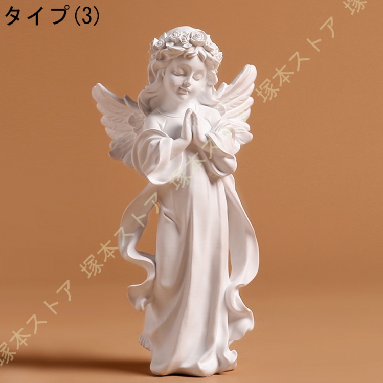 天使 置物 可愛い天使像 エンジェ ルガール モダン風置物 おしゃれ