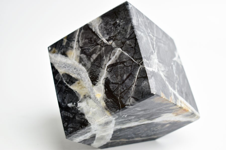 ピカソマーブル 大理石 キューブ型 置物 マーブル石 石灰岩 天然石