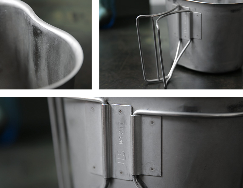 MILITARY（ミリタリー） 実物 USED 米軍 1QT キャンティーンカップ 軍