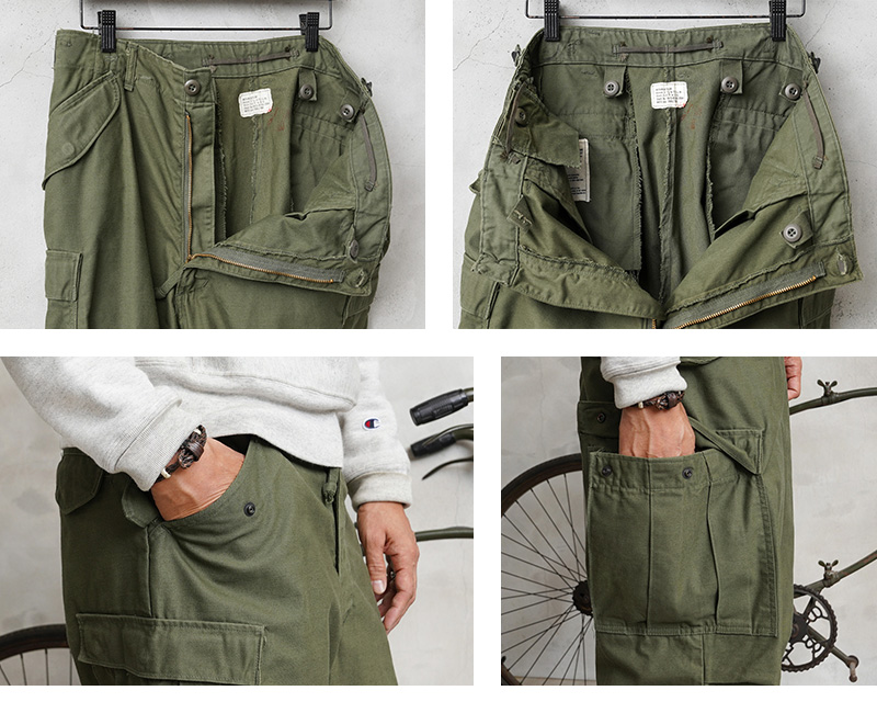 MILITARY（ミリタリー） 実物 USED 米軍 M-65 フィールドカーゴパンツ