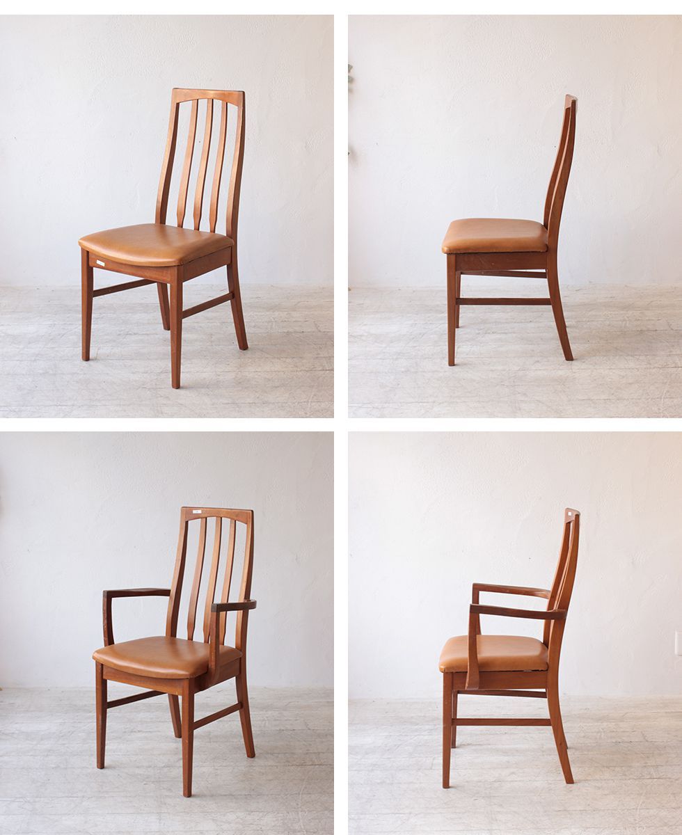 送料無料 アンティーク家具 安い 椅子 ダイニングチェアセット 4脚