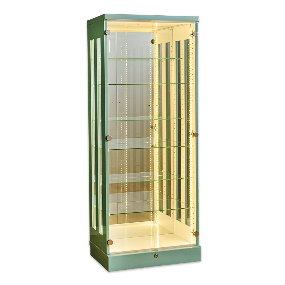 With Plan（ウィズプラン） コレクションケース 段差式 LED 縦ライト