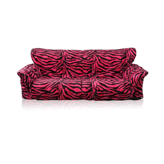 二人掛けソファ ボア素材 アニマル柄 ゼブラ ヒョウ 二人掛け ラブ