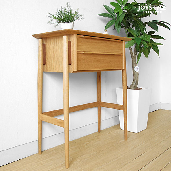 日進木工/WOL-205 オーク材 天然木 丸みのある北欧テイストの