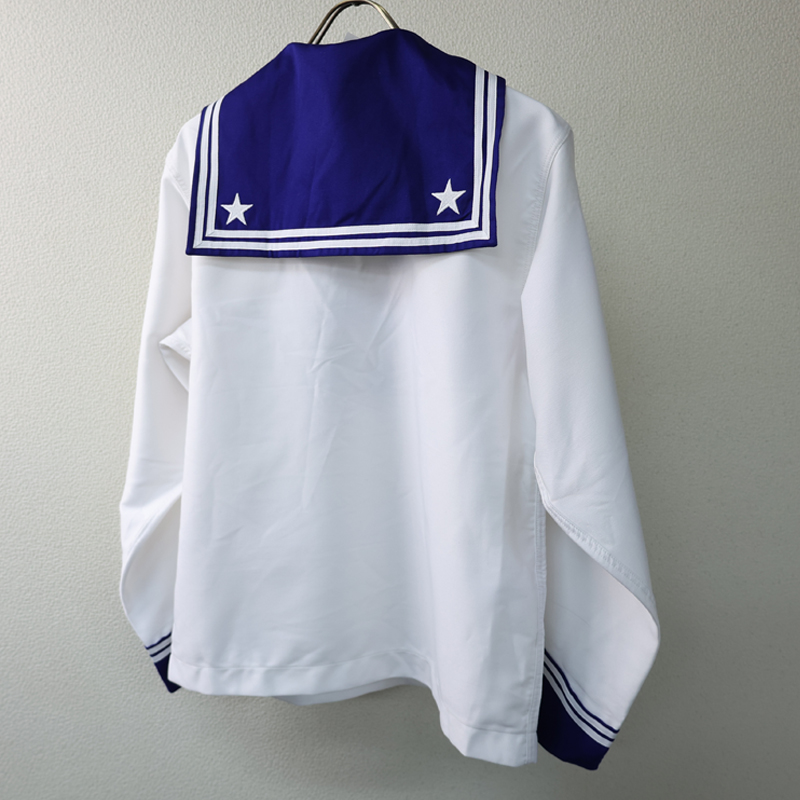 イタリア軍.海軍夏用セーラー服[ホワイト&ブルー]《実物・新品(未使用