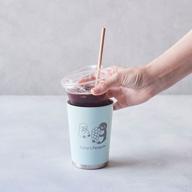 Suicaのペンギン ステンレスタンブラーL（ぶどう）:オレンジページ