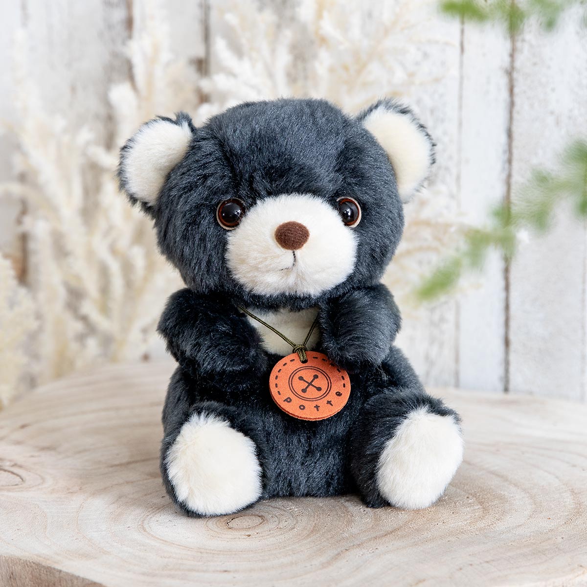 ぬいぐるみ potte ツキノワグマ（ ヌイグルミ 熊 くま 動物 雑貨