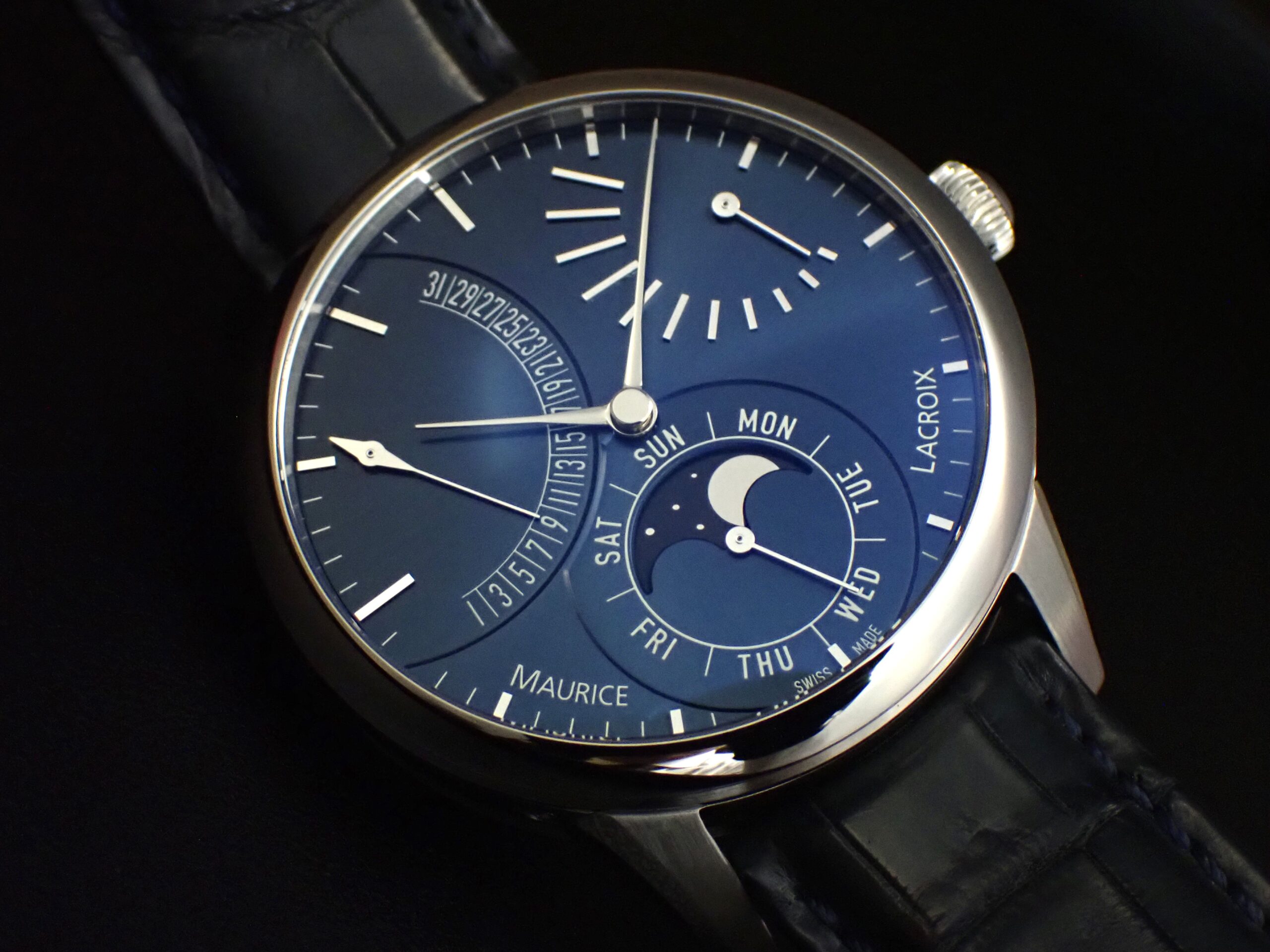 モーリス・ラクロア＞ マスターピース ムーンフェイズ レトログラード