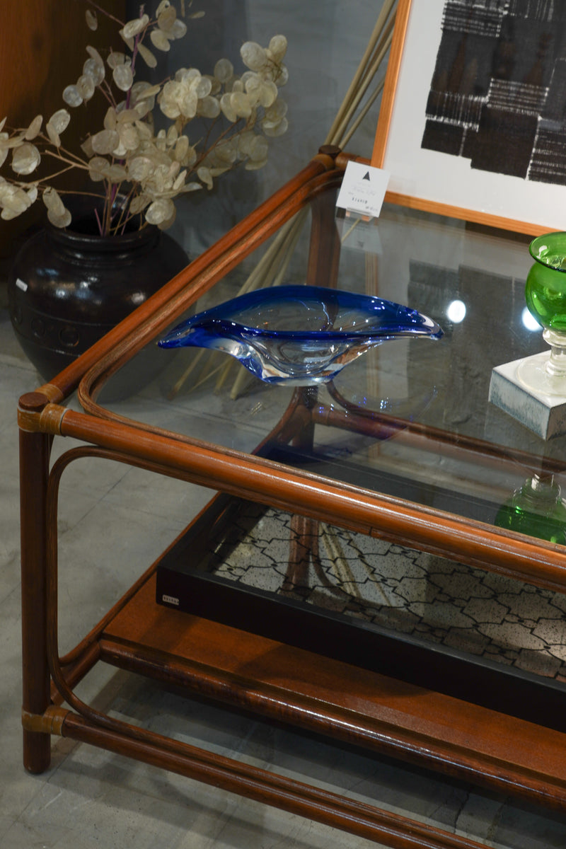 ガラストップ コーヒーテーブルヴィンテージ大和店