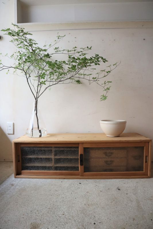 引き出し7杯付き横長収納棚 - 古道具＋original‐紫山‐ shizan