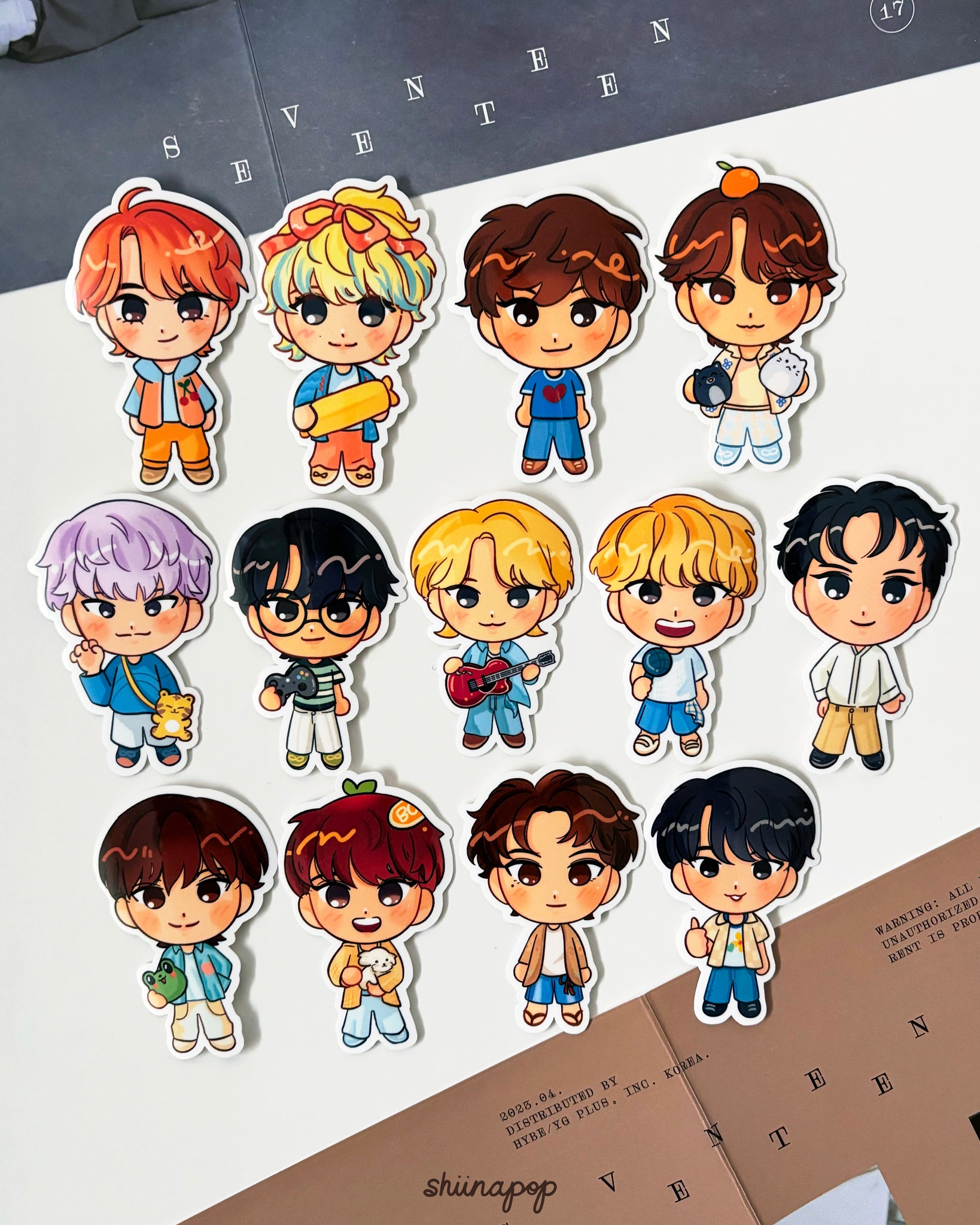 SEVENTEEN stickers – shiinapop