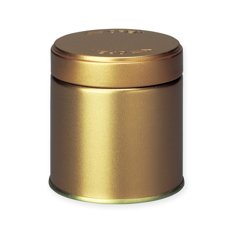 日東産業 無地缶 スクリュー缶 80g 0008SG 金 1個（ご注文単位160個