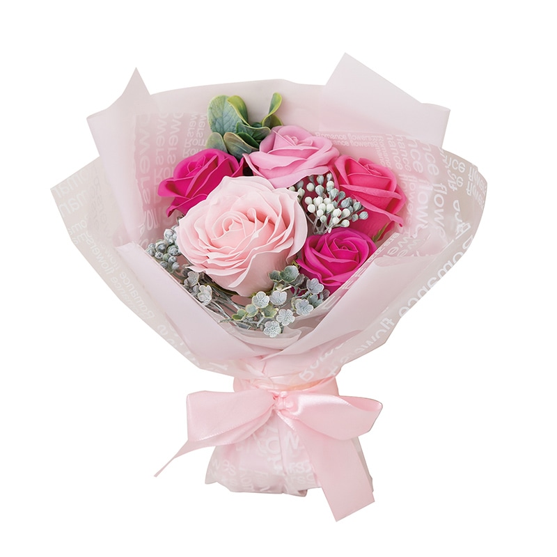 ヒルトップ ソープフラワー エレガントミニブーケ ピンク SM-083 1個