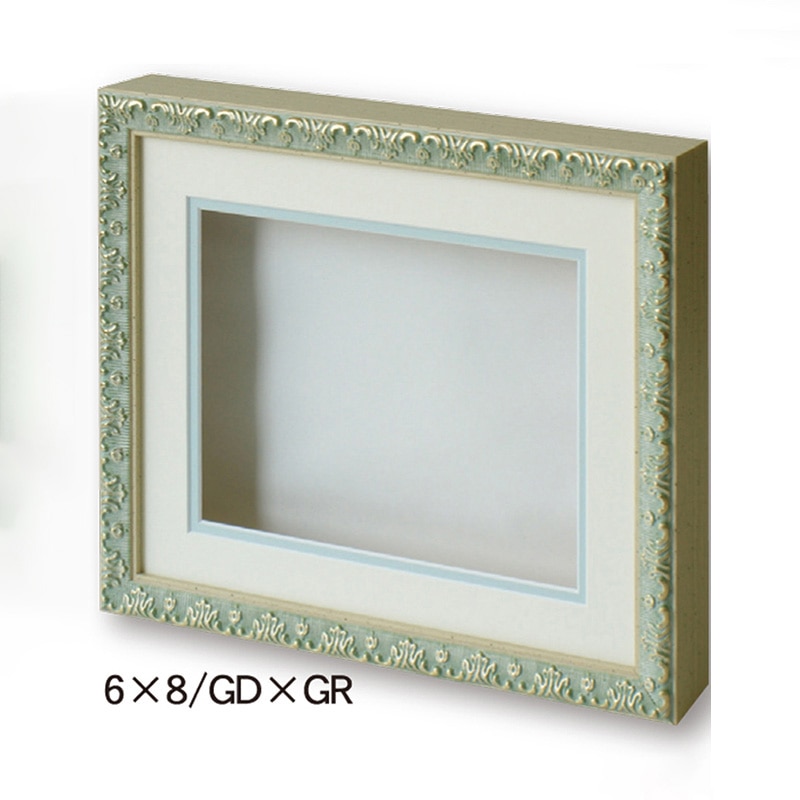 ジャパンアート ディスプレイフレーム シャドーボックス 6×8 ゴールド