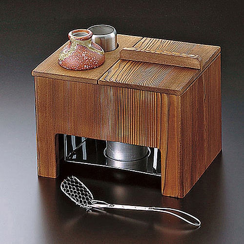 ヤマコー 焼杉湯豆腐セット 1人用 21320 1セット（ご注文単位1セット