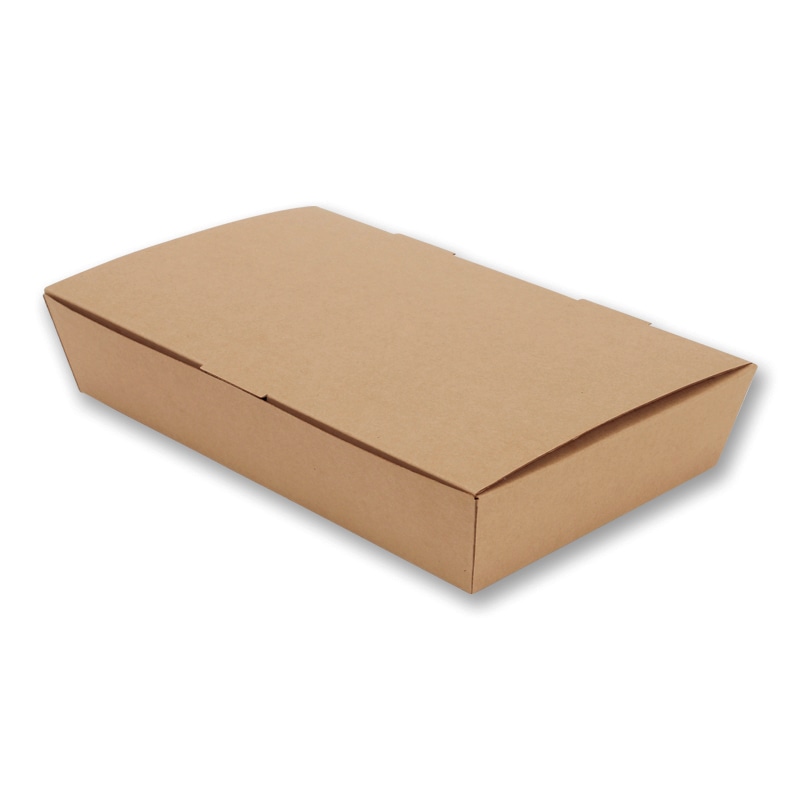 HEIKO 食品容器 ネオクラフト スナックボックス L 20枚/袋 004248002