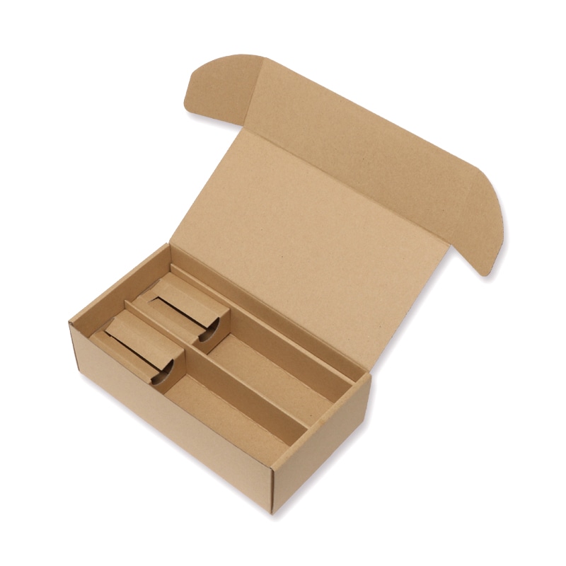 HEIKO 箱 ナチュラルボックス Z-33 ハーフボトル2本用(台紙付) 10枚/袋