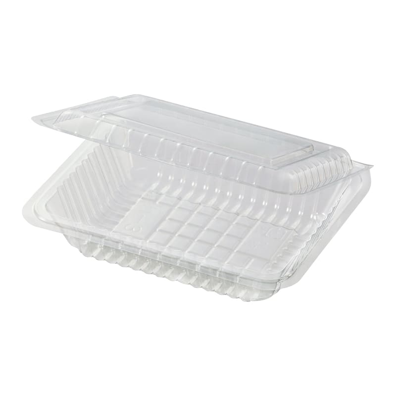 シーピー化成 食品容器 フードパック(折蓋タイプ) H-1-B 大浅 100枚/袋