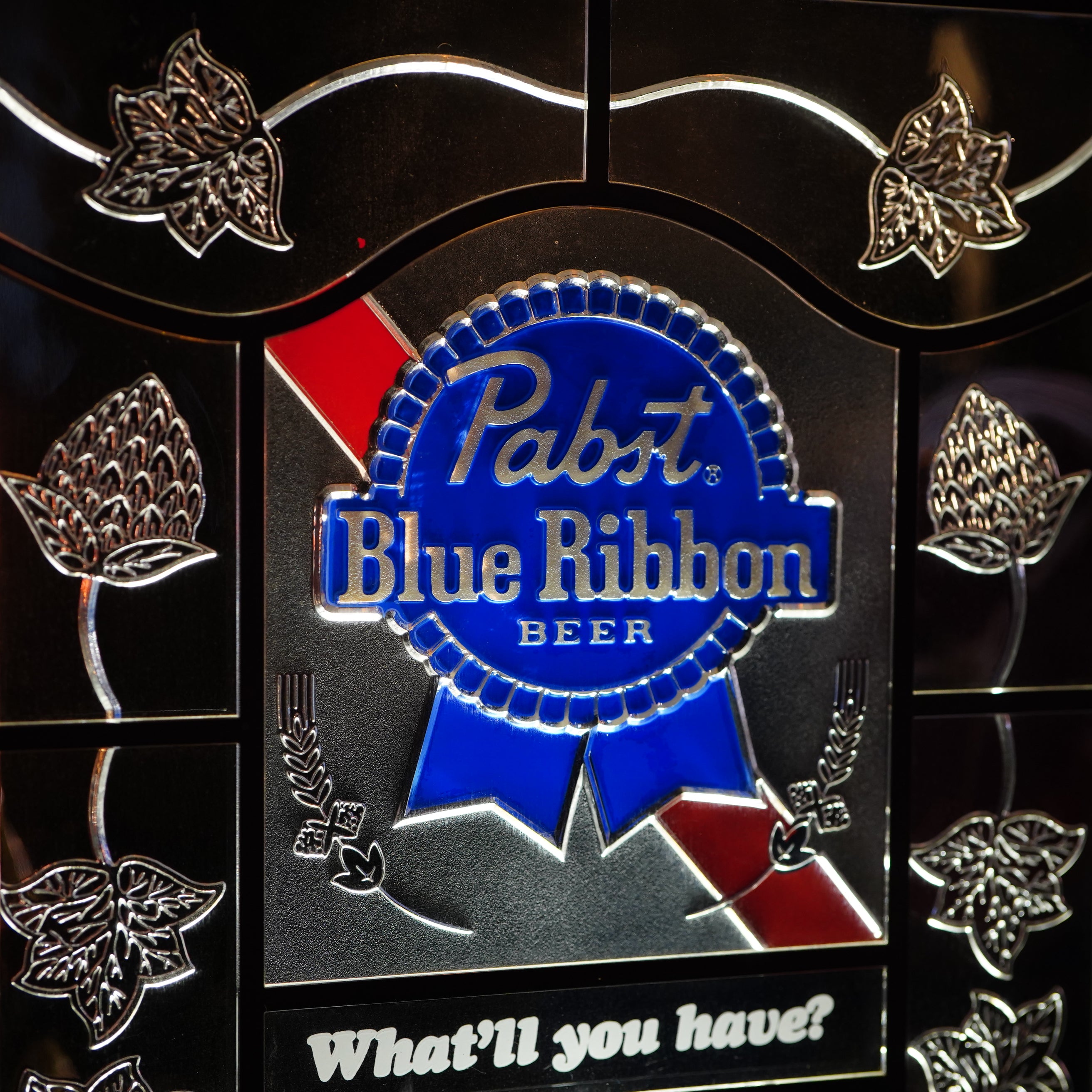 1980's PABST BLUE RIBBON デジタルクロックライトサイン – SK OLDIES