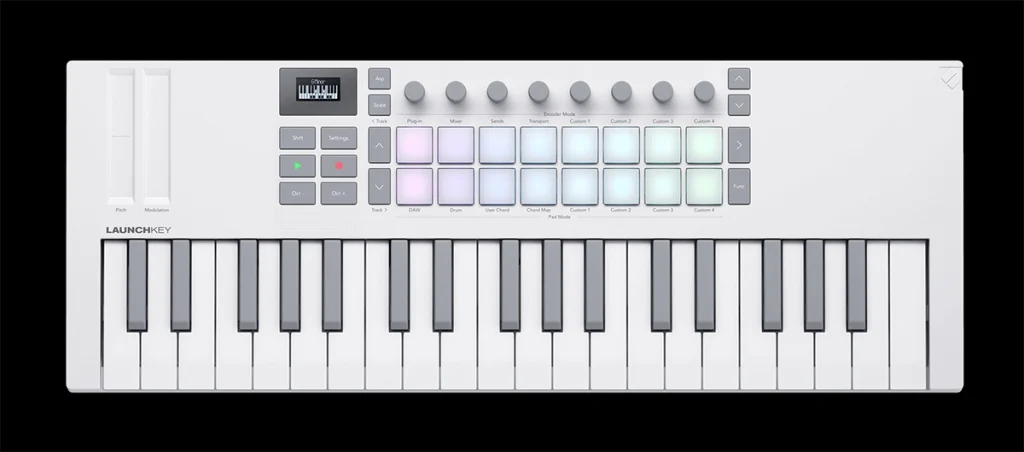 Novation Launchkey 49 Mk4 and Mini 37 Mk4 are now available in white