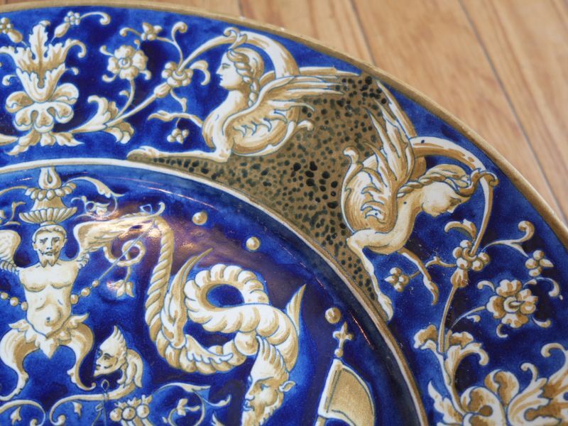 ヨーロッパ 壁掛け飾り皿 大皿 直径45.5cm – smileantiques